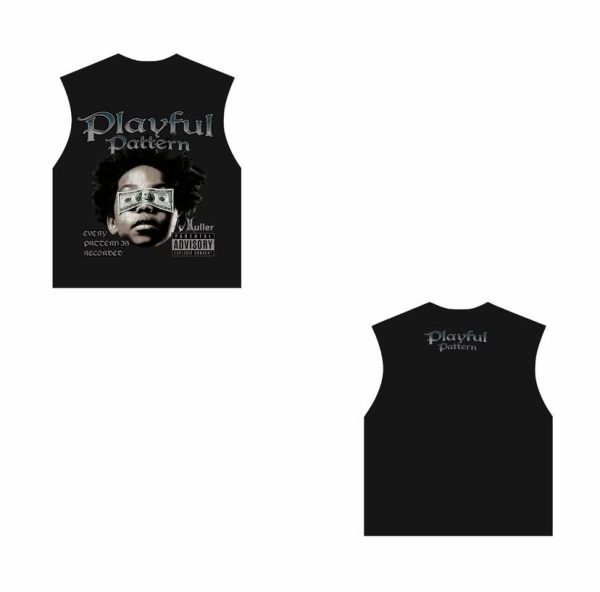 Sleeveless Record Tee